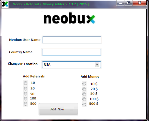 Neobux money adder no survey